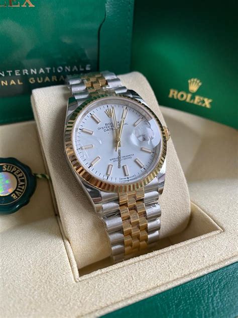 rolex two tone datejust jubilee|rolex datejust 36 126233.